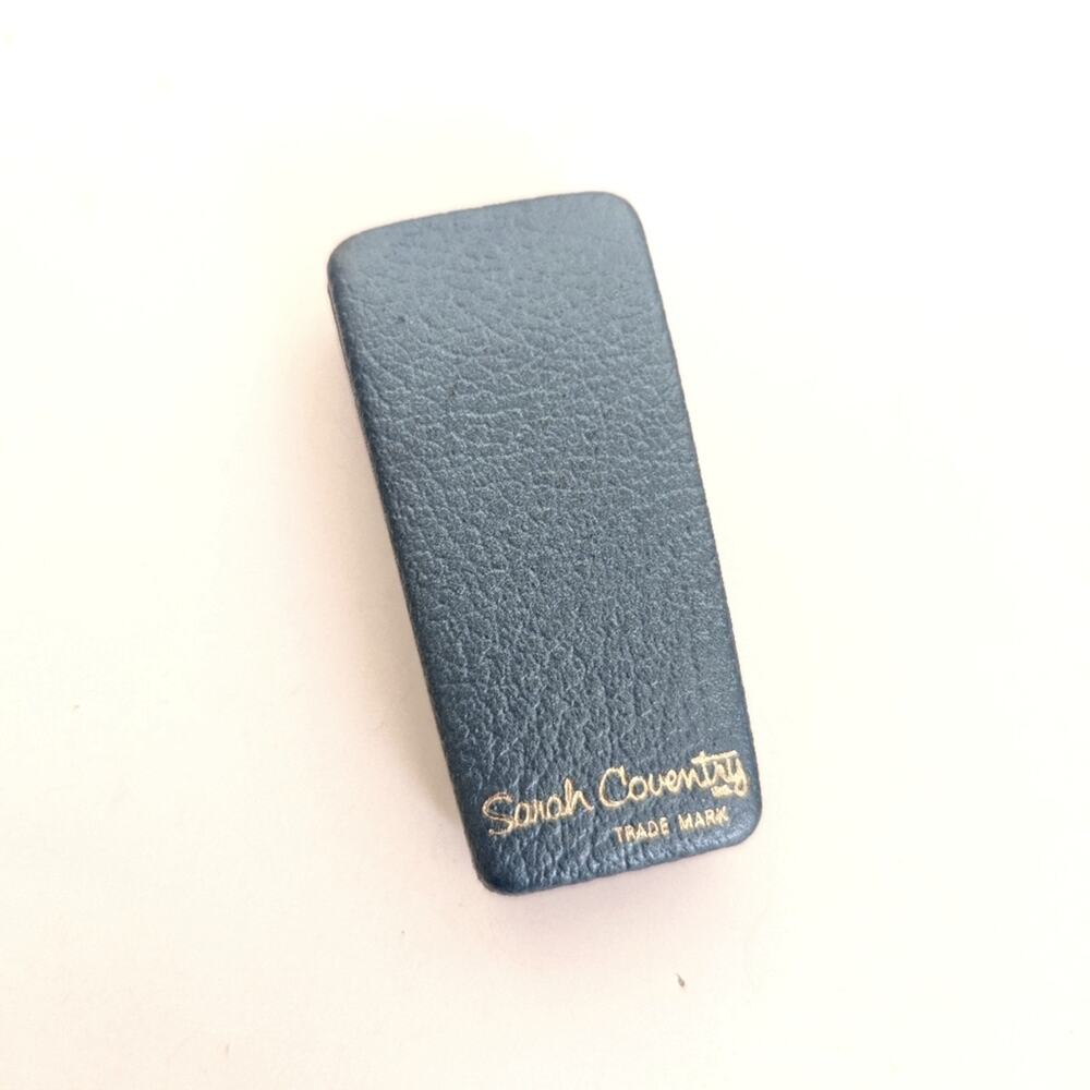 Vintage 1960s Sarah Coventry Red Velvet Car Jewelry Purse Organizer Key Holder